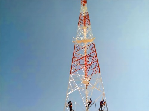 angular steel telecom tower