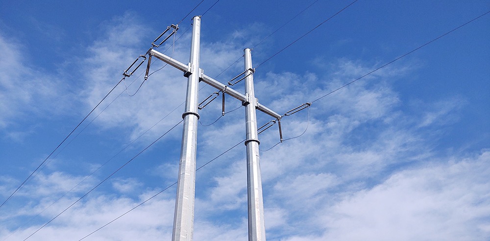 electric steel pole