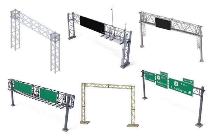highway traffic gantry