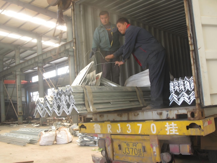angle steel tower shipment