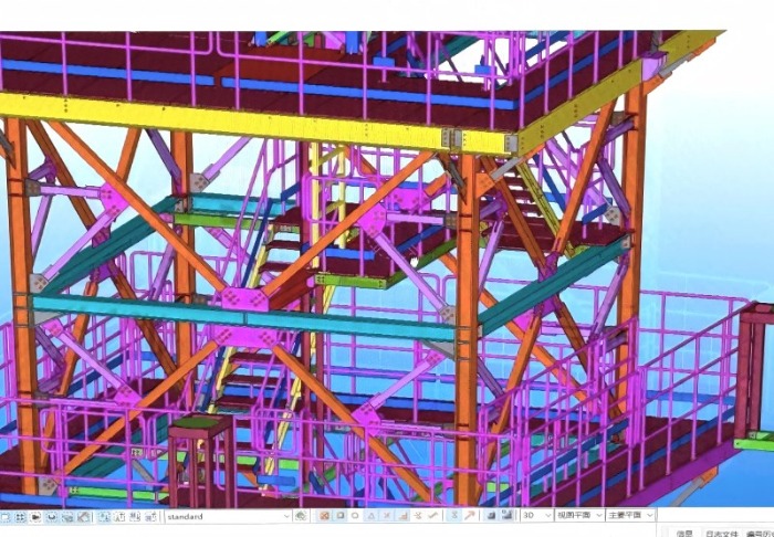radar support lattice tower