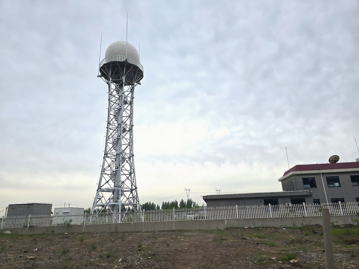 30 Meters Pest Migration Monitoring Radar Support Tower Operates Stably
